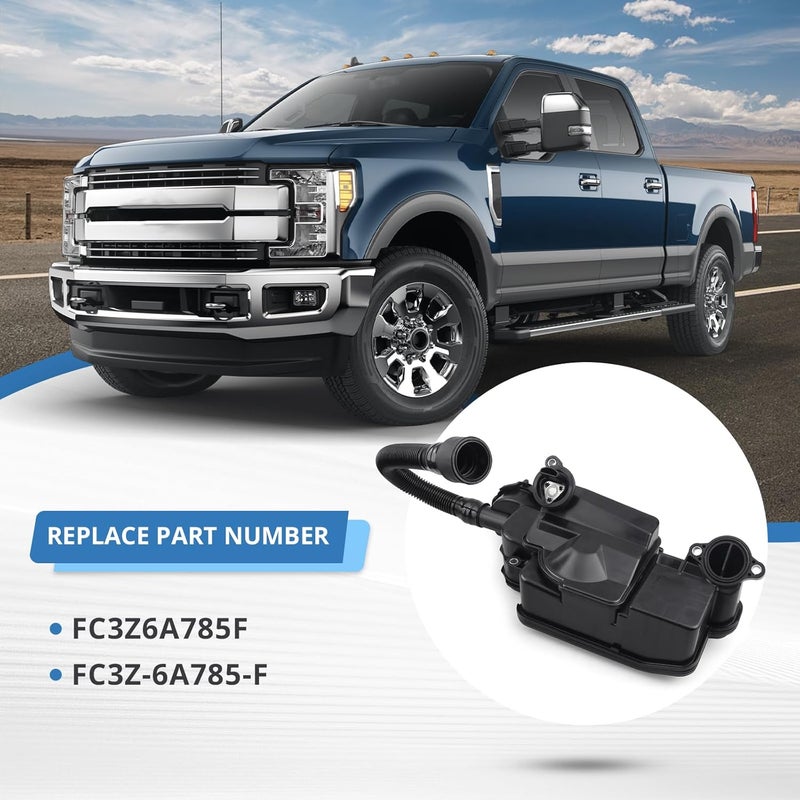 EXARRNX FC3Z6A785F Diesel Air Oil Separator Assembly Compatible with Ford 2017-2019 6.7L Powerstroke Diesel PCV CCV without Sensor Replace# FC3Z6A785F, FC3Z-6A785-F - Image 3